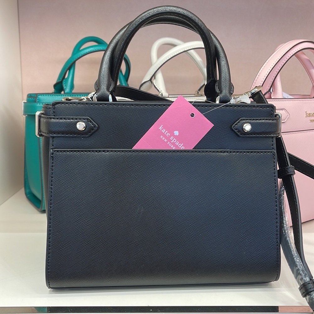 Kate Spade staci small satchel black NWT - Picture 14 of 16